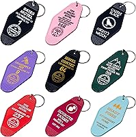 Vista 7 de Chillkat Llavero de hotel vintage Motel