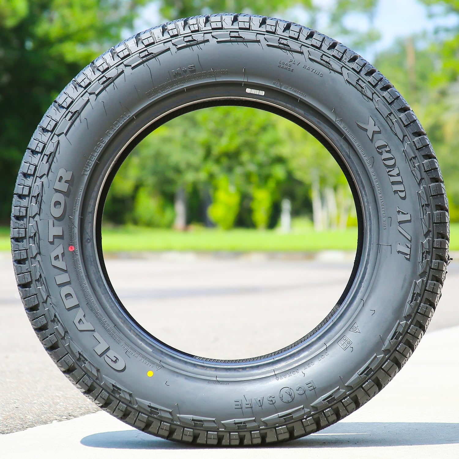 P285-45R-22 GLADIATOR XCOMP AT XL 114Q **50K**+ROAD HAZARD