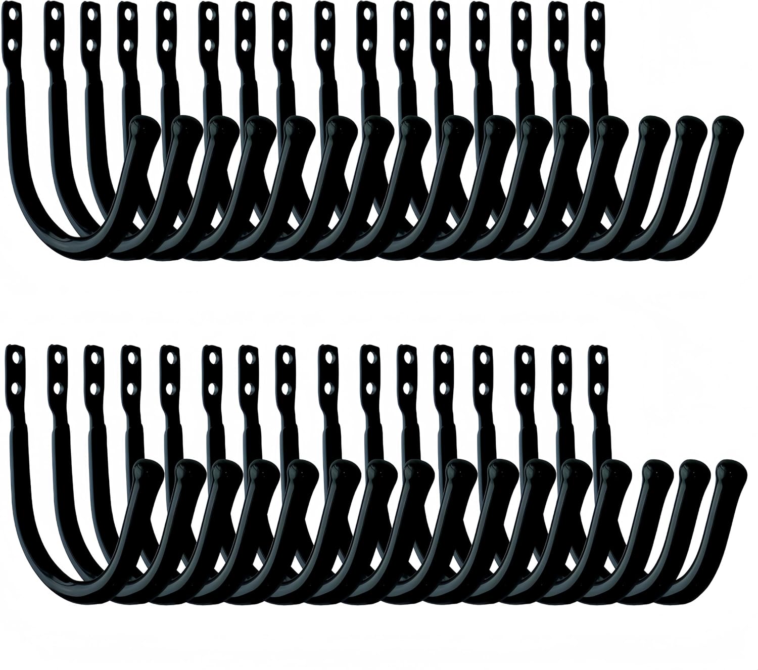 Gun Rack Hooks Wall Mount Hangers with Heavy Duty Steel and Coated Soft Padding; Safe Wall Storage and Display for Rifle Shotgun Archery Bow Backpack (32)