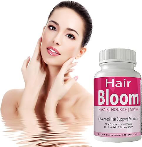 Miniatura 6 de Hair Bloom Hair Growth Pills Skin and Nails Supplement - Advanced Unique Hair Growth Vitamins and Minerals with Biotin - Gluten Free 60 Capsules