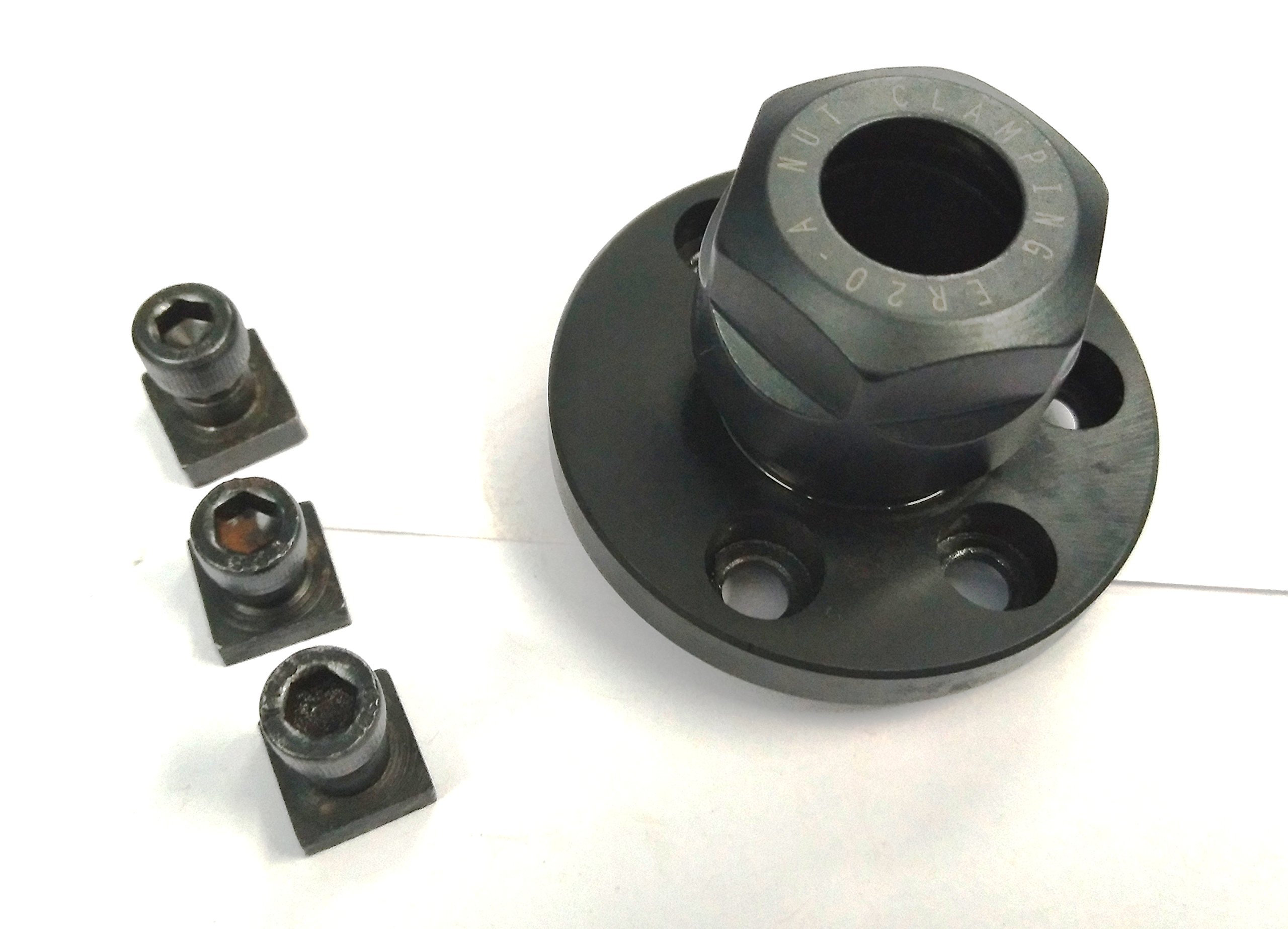 Przechylany stół obrotowy 100 mm z adapterem tulejowym ER-20 do frezarek