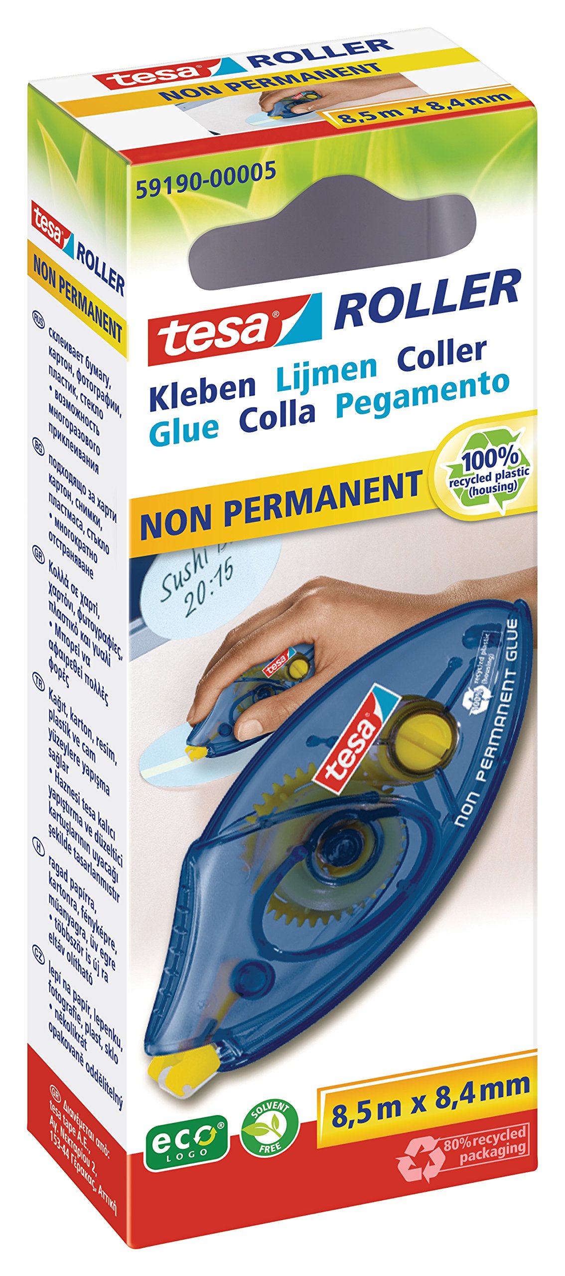 Nastro Adesivo Permanente Westcott 8.5m X 6.5mm - Trasparente E Antistrappo Per Foto E Carta - Foto 4