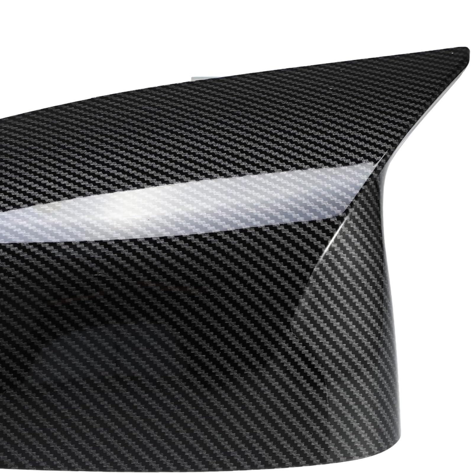 M Look Sport Spiegelkappen für 2017-2023 BMW X3 G01 G08 X4 G02 X5 G05 X6 G06 X7 G07 Accessoires Optik Tuning Teile Auto Außen Autozubehör - Carbon Spiegelkappe Links und Rechts