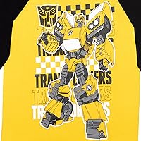Vista 4 de Transformers Optimus Prime Bumblebee - Paquete de 2 camisetas para niños pequeños y grandes