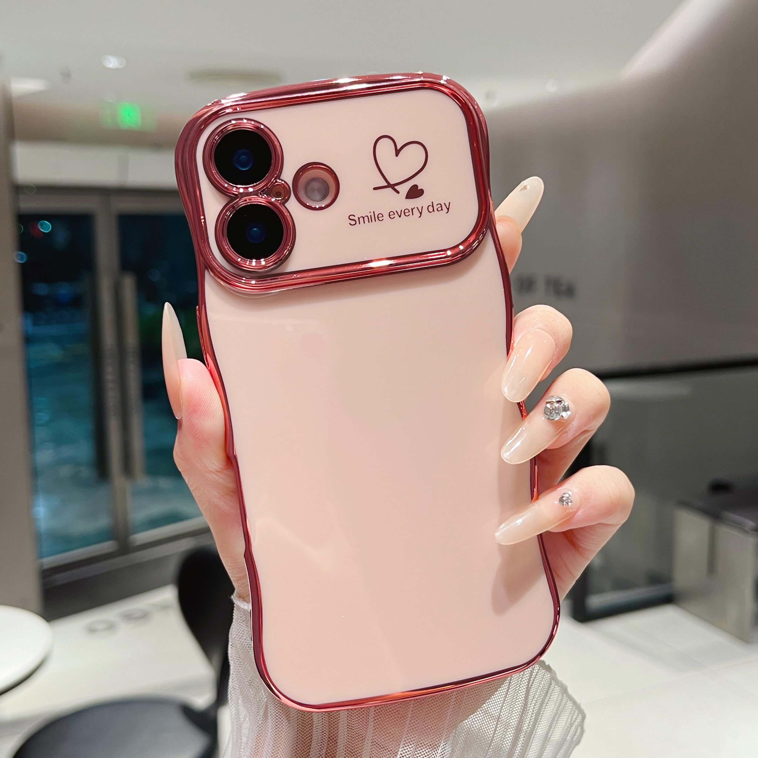 Amazon.co.jp: ZTOFERA iPhone 16 用 ハートケース 人気 おしゃれ
