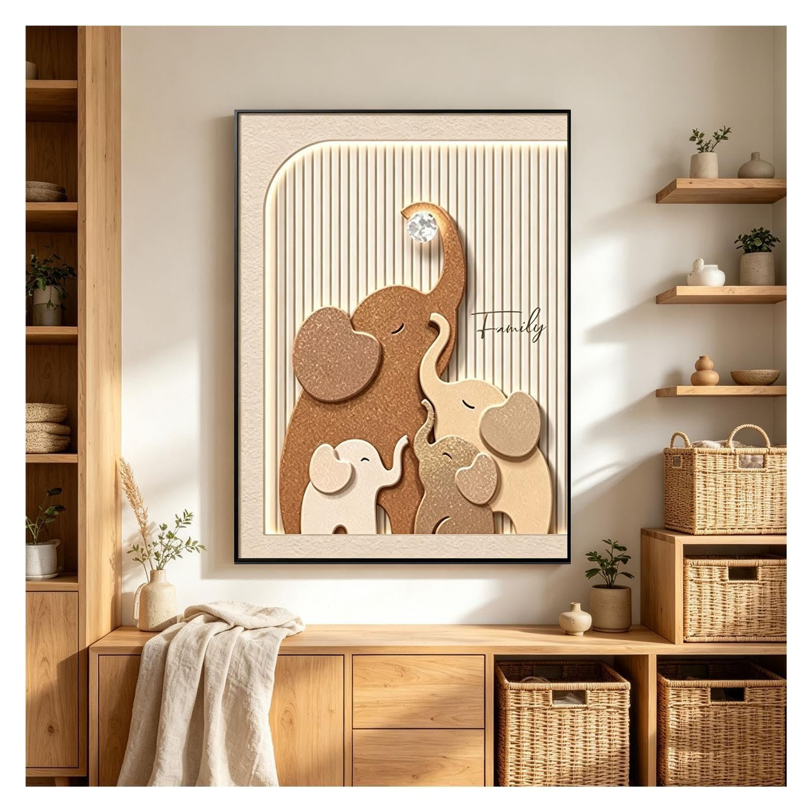 Copertura Del Quadro Elettrico A Parete Creamy Style Nascondi Contatore
