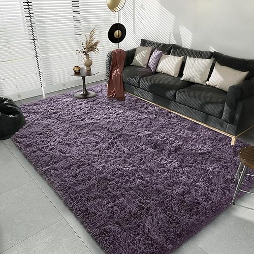 Miniatura 2 de LOCHAS Alfombras de interior ultra suaves y modernas, peludas, para sala de estar, para decoración del hogar, del dormitorio del bebé o del bebé,