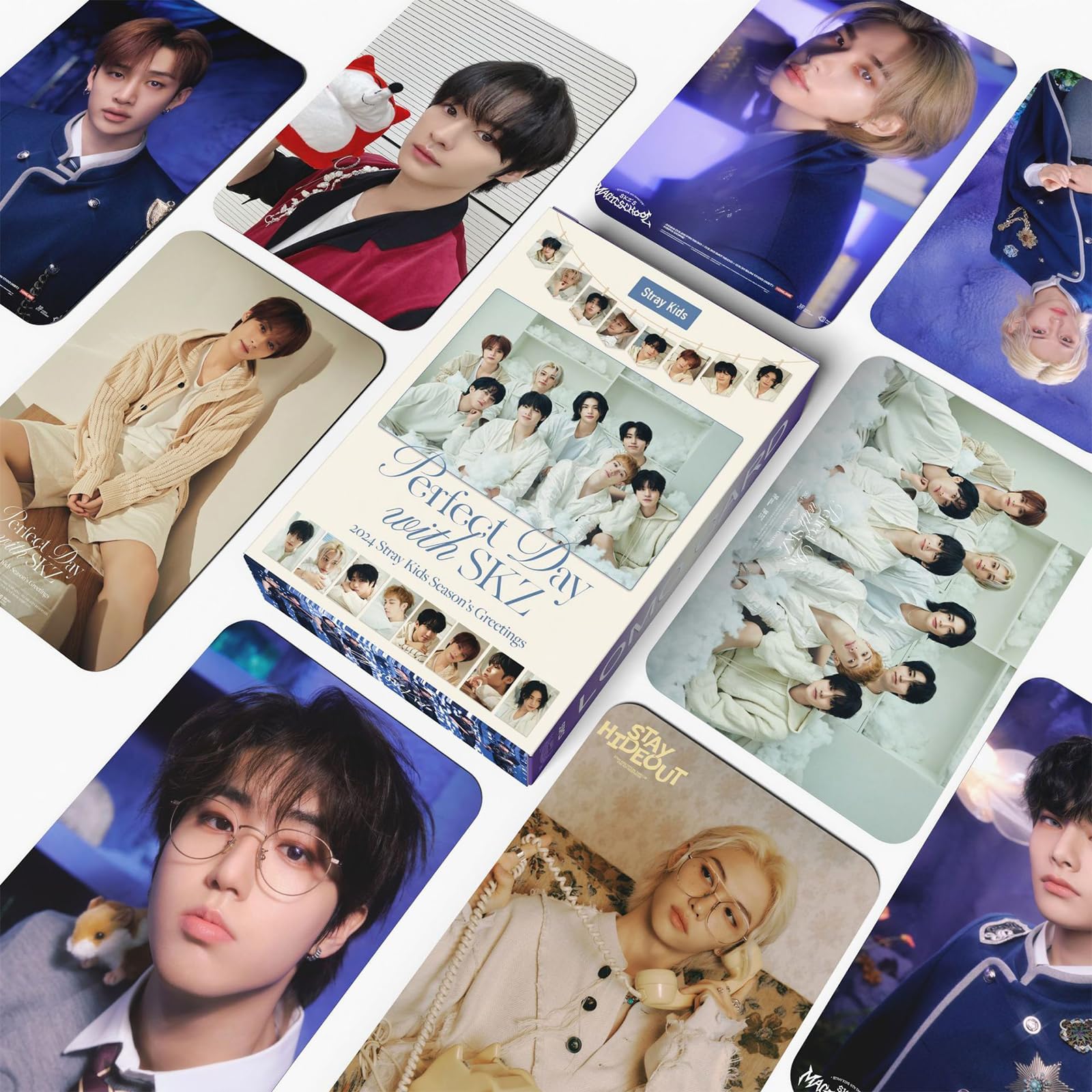 Amazon.com: KPOPBP SKZ Magic School Photocards Album 55 PCS SKZ's
