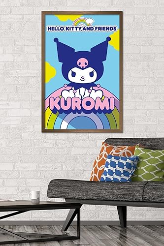 Vista 64 de Trends International Hello Kitty and Friends - Póster de pared Kuromi, 22.37 x 34.00 pulgadas, versión premium sin marco