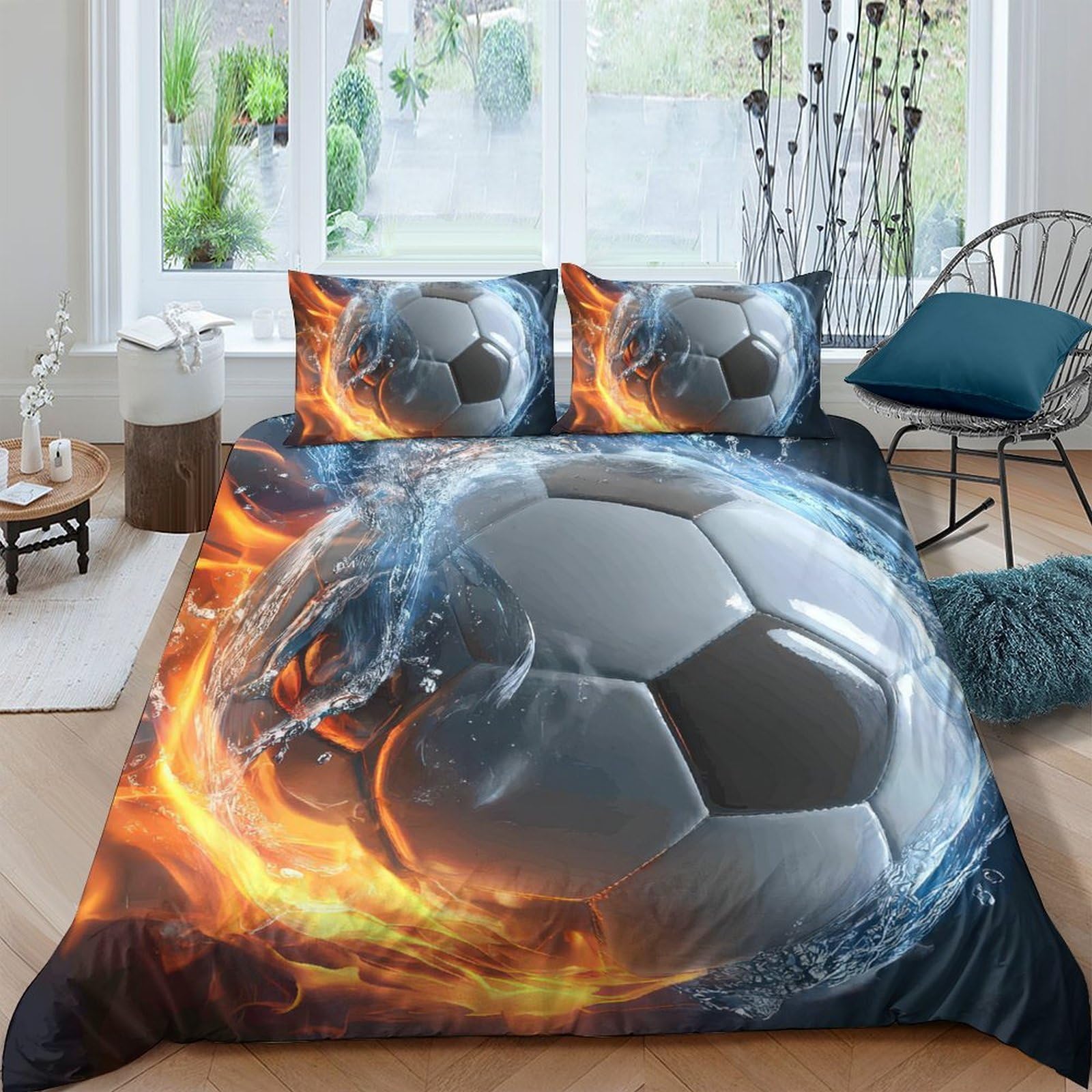 GPLZQXKJNH Galaxy Starry Sky Duvet Cover Set 3D Printed Microfiber Bedding with Hidden Zipper and Ties for Bedroom Decor and Cozy Sleep Single（135x200cm）