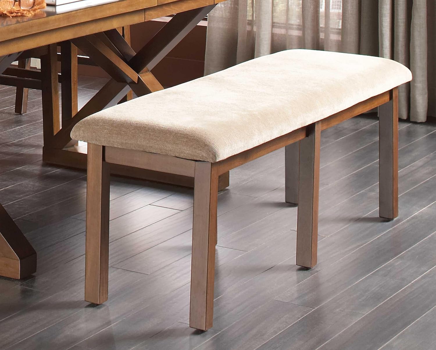 Amazon.com - Coaster Home Furnishings Bench, Walnut - Table Benches