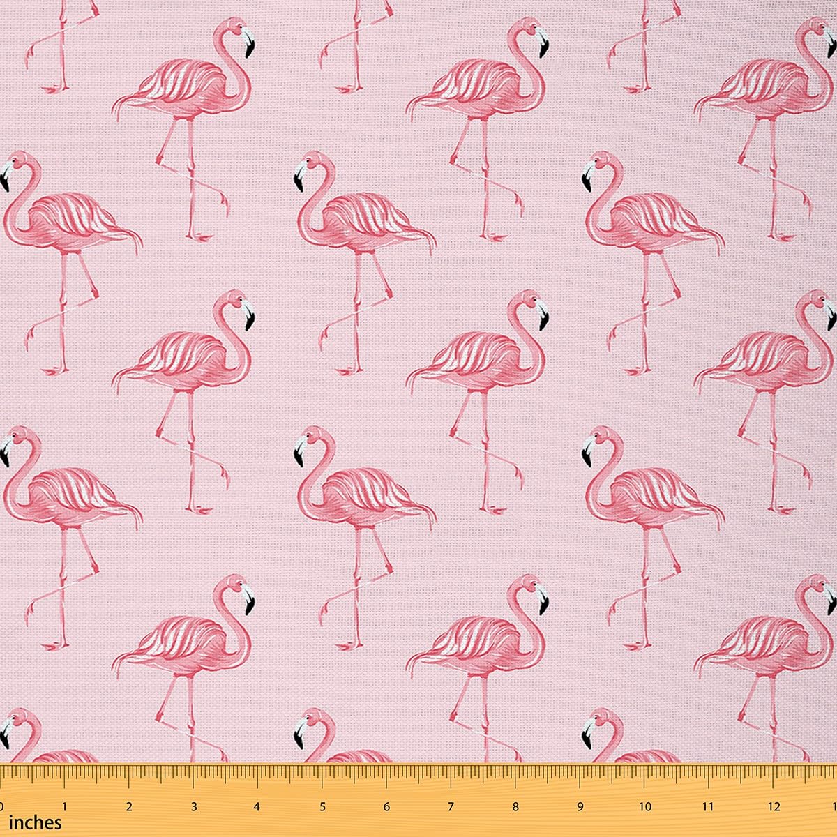 Pink Flamingo Upholstery Fabric for Chairs Tropical Flamingo Cover Set Animal Decor Fabric by The Yard Bird Print Upholstery Fabric for Chairs Sofa 3 Yards (L276*W150cm)