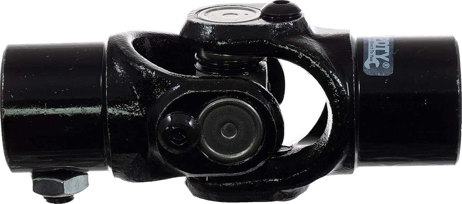 APDTY 141584 Universal Steering Shaft U-Joint 7/8" Round Bore For Welding x 3/4" Splined Bore With 36 Tooth Spline