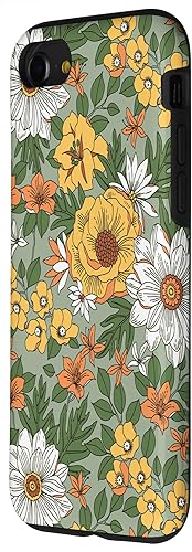 Miniatura 2 de Funda para iPhone SE (2020)  7  8 flores silvestres amarillas de verano con estampado botánico floral