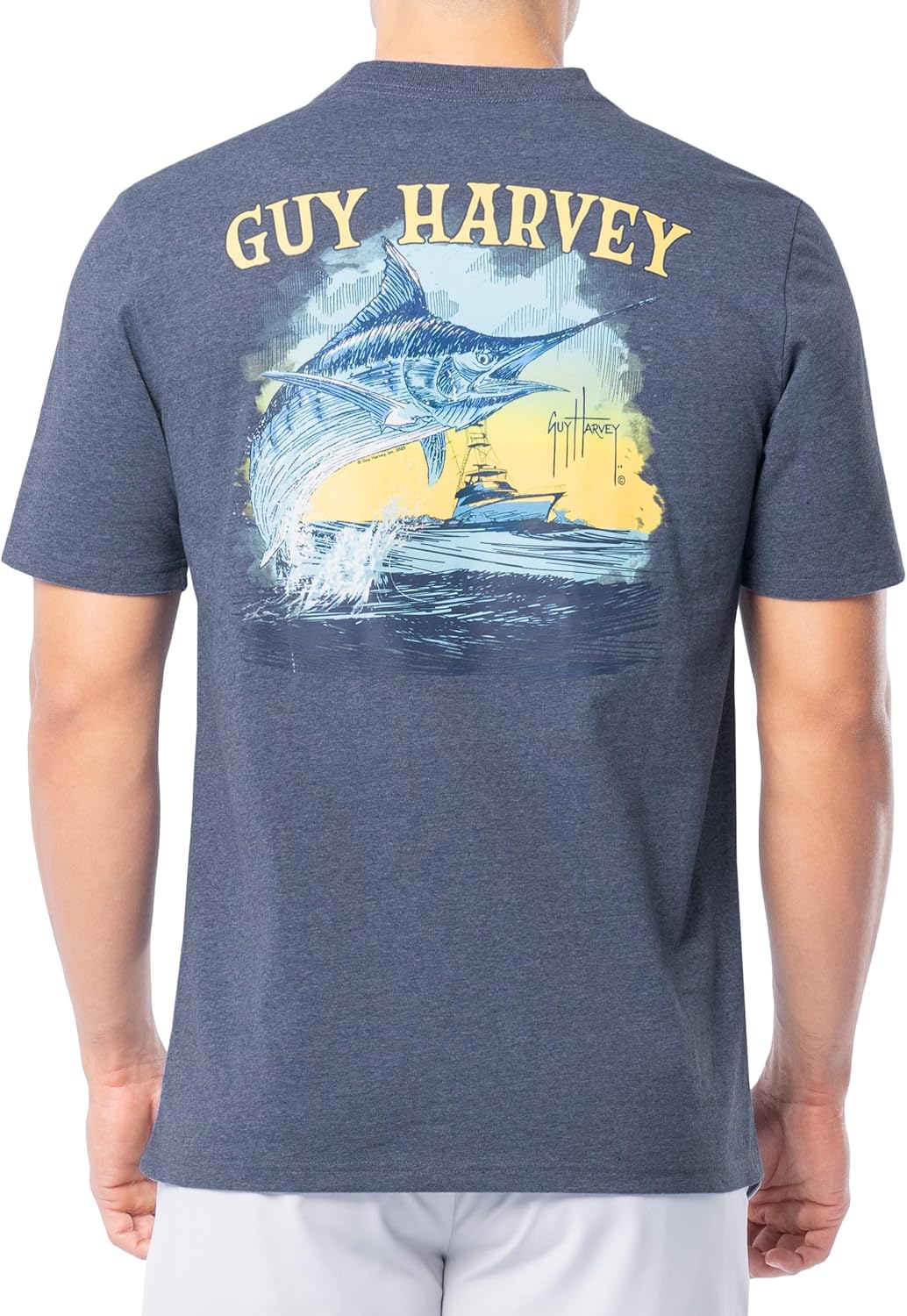 Navy Heather/Sketchy Blue