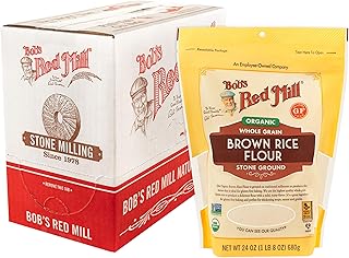Bob's Red Mill Organic Brown Rice Flour, 24-ounce (Pack of 4)