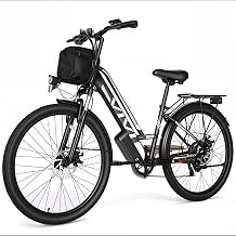 Vivi Electric Bike for Adults 500W Commuter Ebike, 26" Electric City Cruiser Bicycle 19.8MPH Ebikes for Adults with 48V Removable Battery, Up to 50 Miles