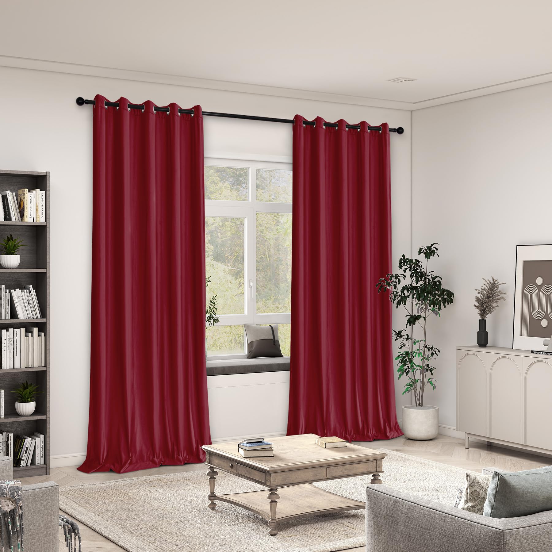 Rideaux occultants Red PainsRoom anti chaleur et lumière pour mieux dormir
