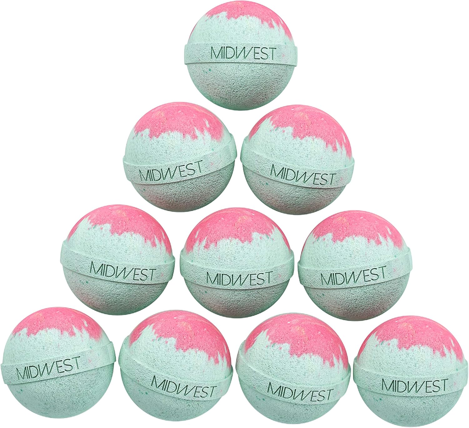 Sweet Pea Luxury Bath Bombs -Set of 10 - Extra Large - 4.5oz