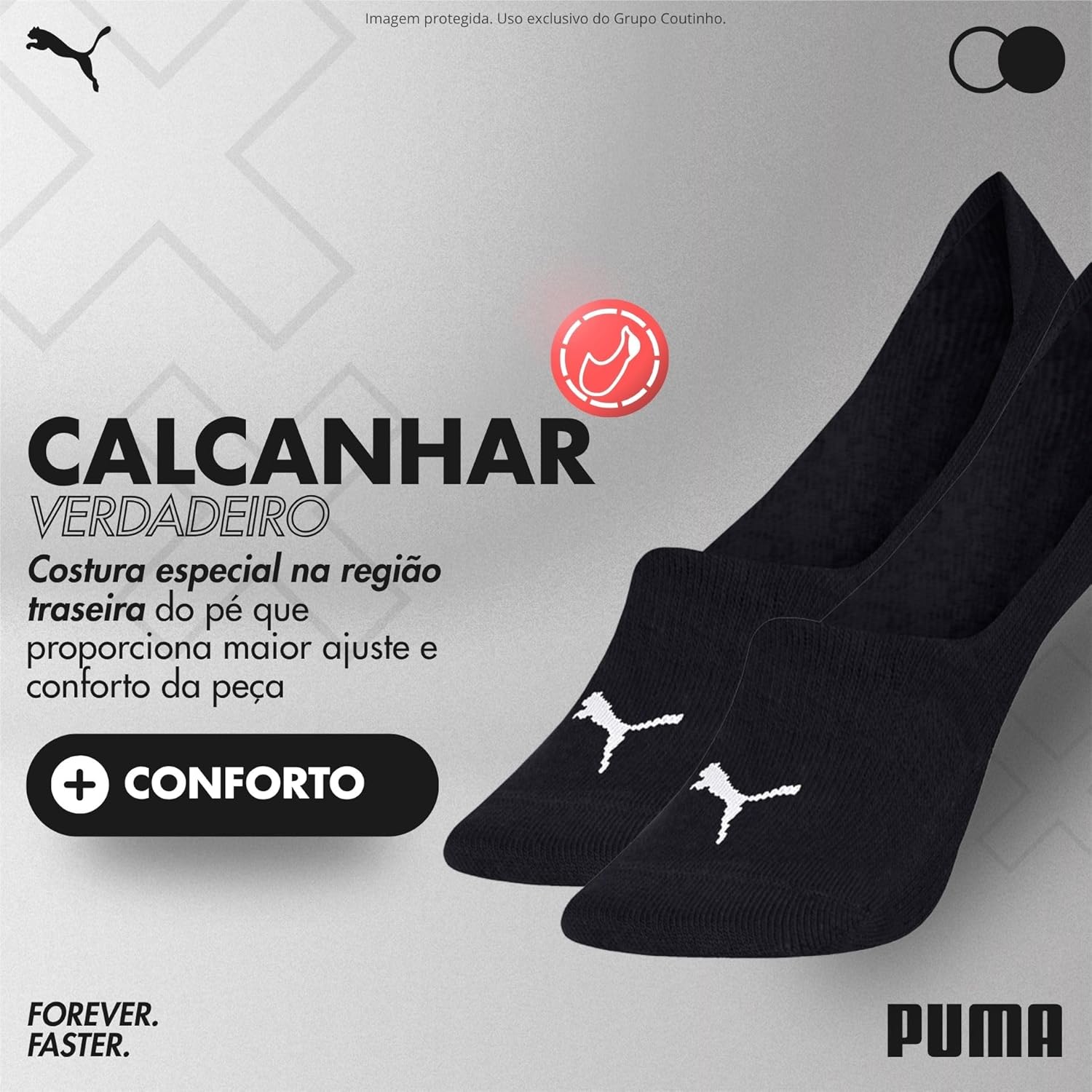 Kit 2 Pares Meia Puma Super Invisível Esportiva Masculino Adulto em promoção! Veja a oferta e mais achadinhos de Moda íntima 5 Hoje é o melhor dia para comprar Kit 2 Pares Meia Puma Super Invisível Esportiva Masculino Adulto com aquele preço maroto! Promoção! Aproveite a oferta! 5