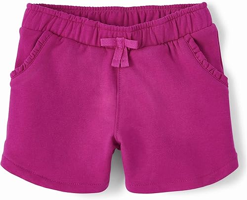 Gymboree Pantalones cortos de forro polar para niñas y niños pequeños