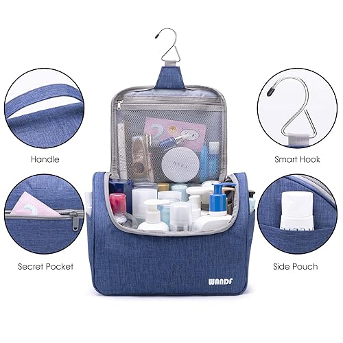 Miniatura 4 de WANDF - Bolsa de aseo para colgar en la ducha, unisex, resistente al agua