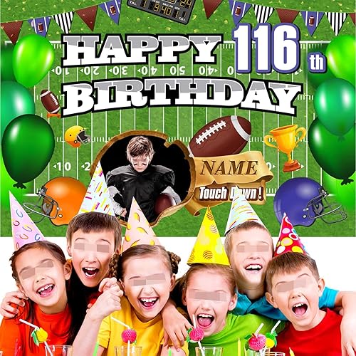 Vista 78 de Cartel personalizado de decoración de cumpleaños número 116 con temática de castillo y princesa, pancarta de tela personalizada para suministros