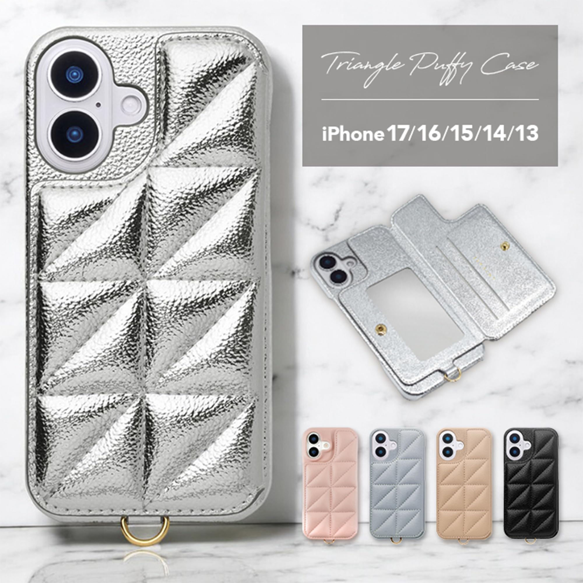 Amazon.co.jp: [ UNiCASE 公式 ] iPhone 17 対応 背面手帳型 ケース