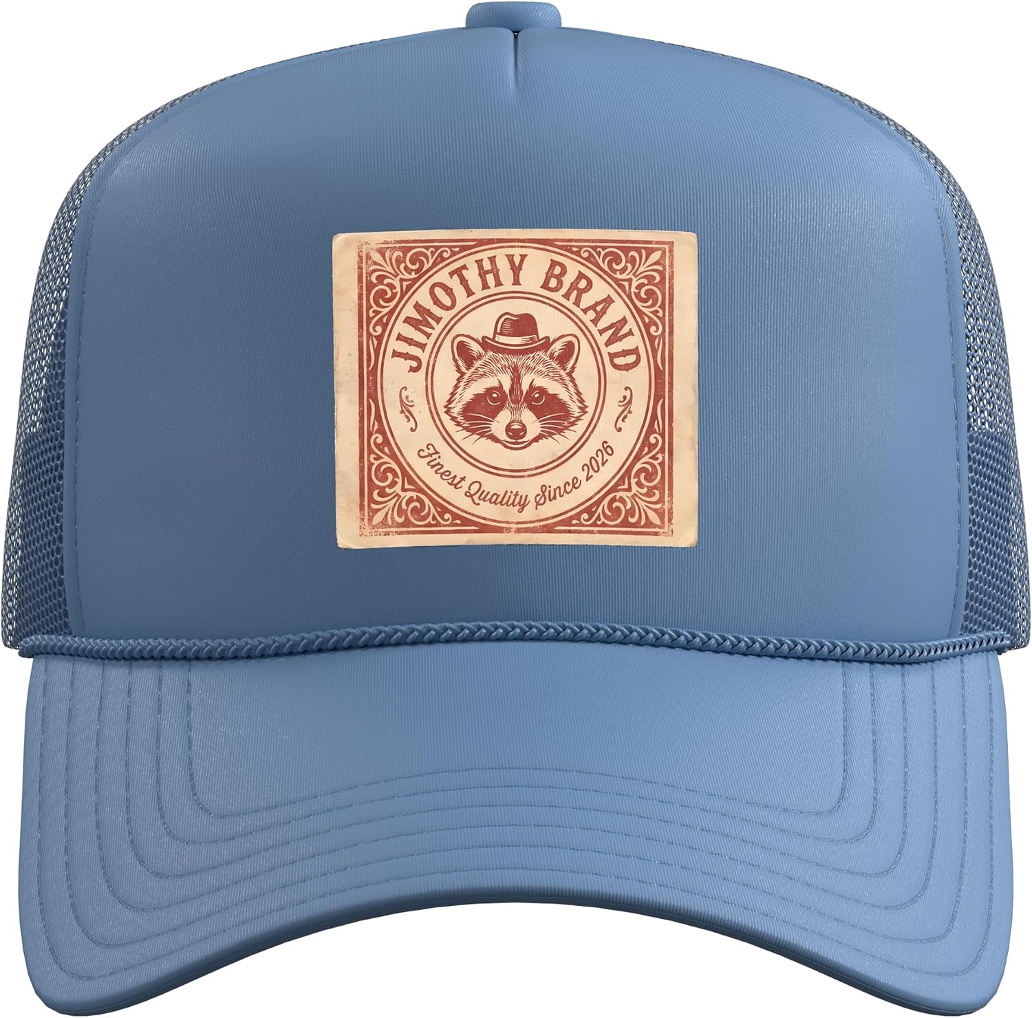 Jimothy Raccoon Seattle Meme Viral Trucker Hat with Adjustable Mesh Back image 2