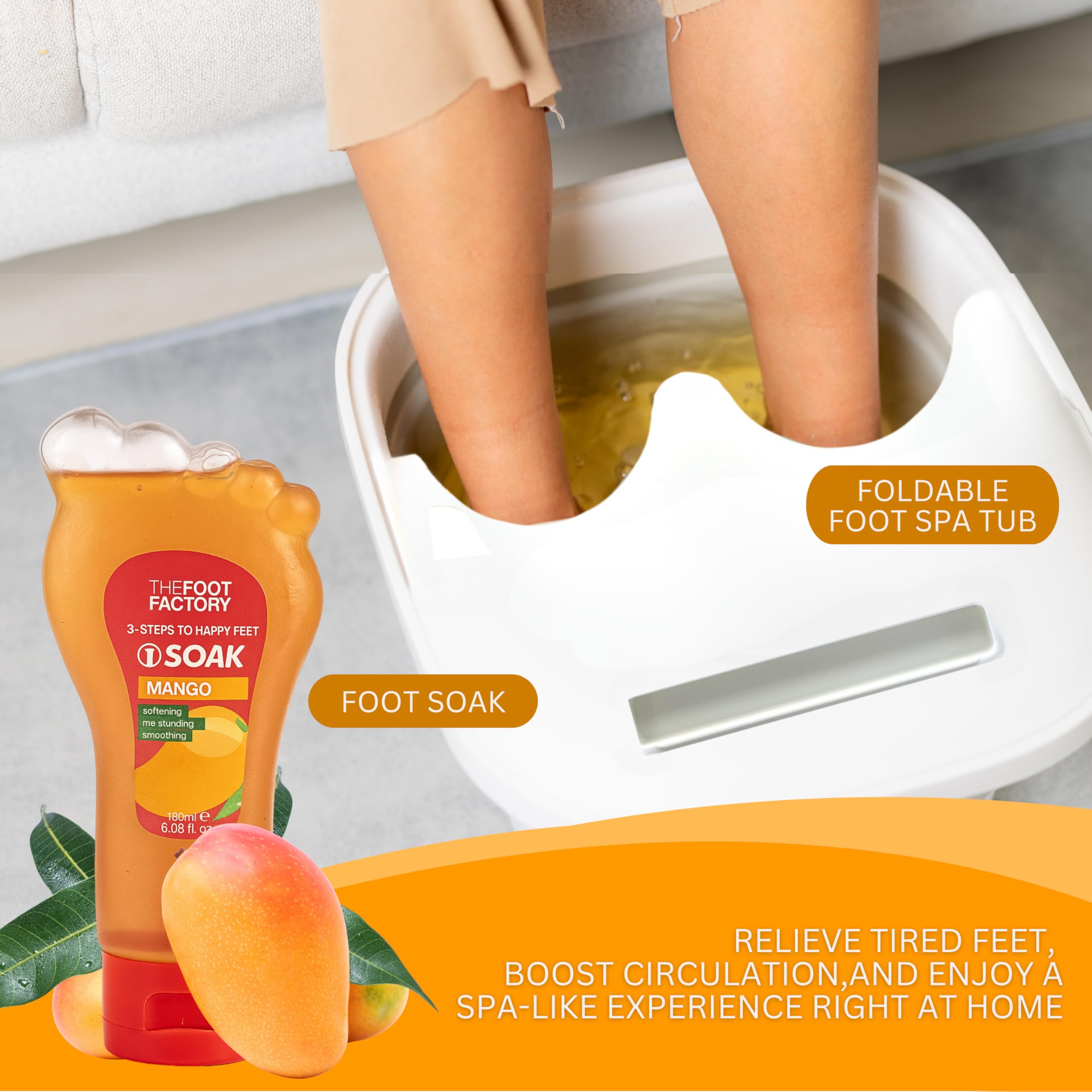 Ultimate Foot Care Kit Replenishment, Exfoliating Essentials with Foot Mask, Foot Peel Mask, Foot Spa Set, Mint Foot Lotion - Image 3