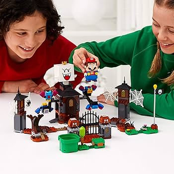 Amazon.com: LEGO 71377 Super Mario King Boo and The Haunted