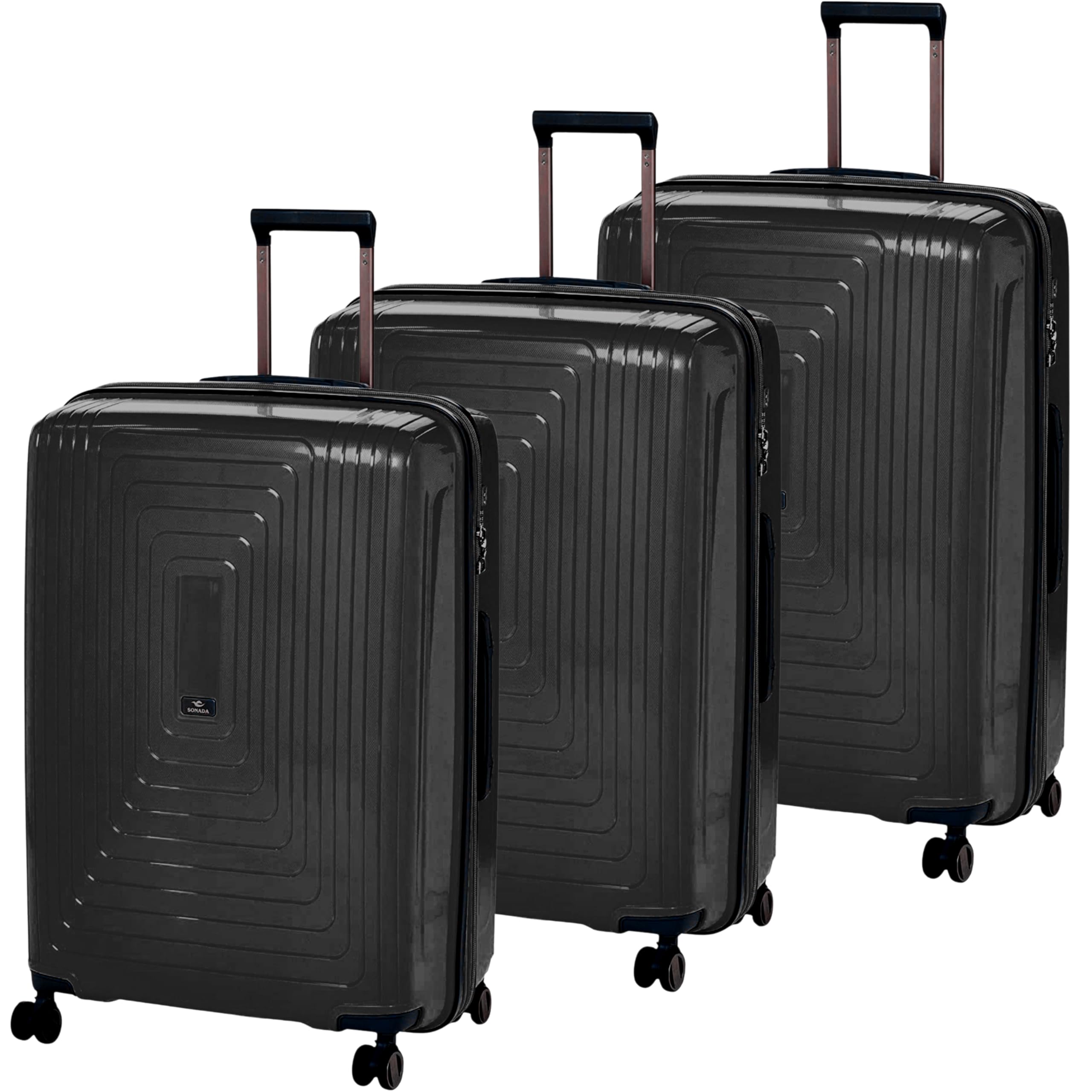 Sonada Unbreakable Shell Luggage With Double Zipper And Tsa