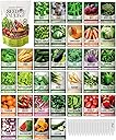 Gardeners Basics Survival Vegetable Seeds Garden Kit Over 16,000 Seeds Non-GMO and Heirloom, Great for Emergency Bugout Survival Gear 35 Varieties Seeds for Planting Vegetables 35 Free Plant Markers