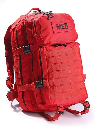 Elite First Aid Tactical T Kit #3 - Kit de primeros auxilios, color rojo