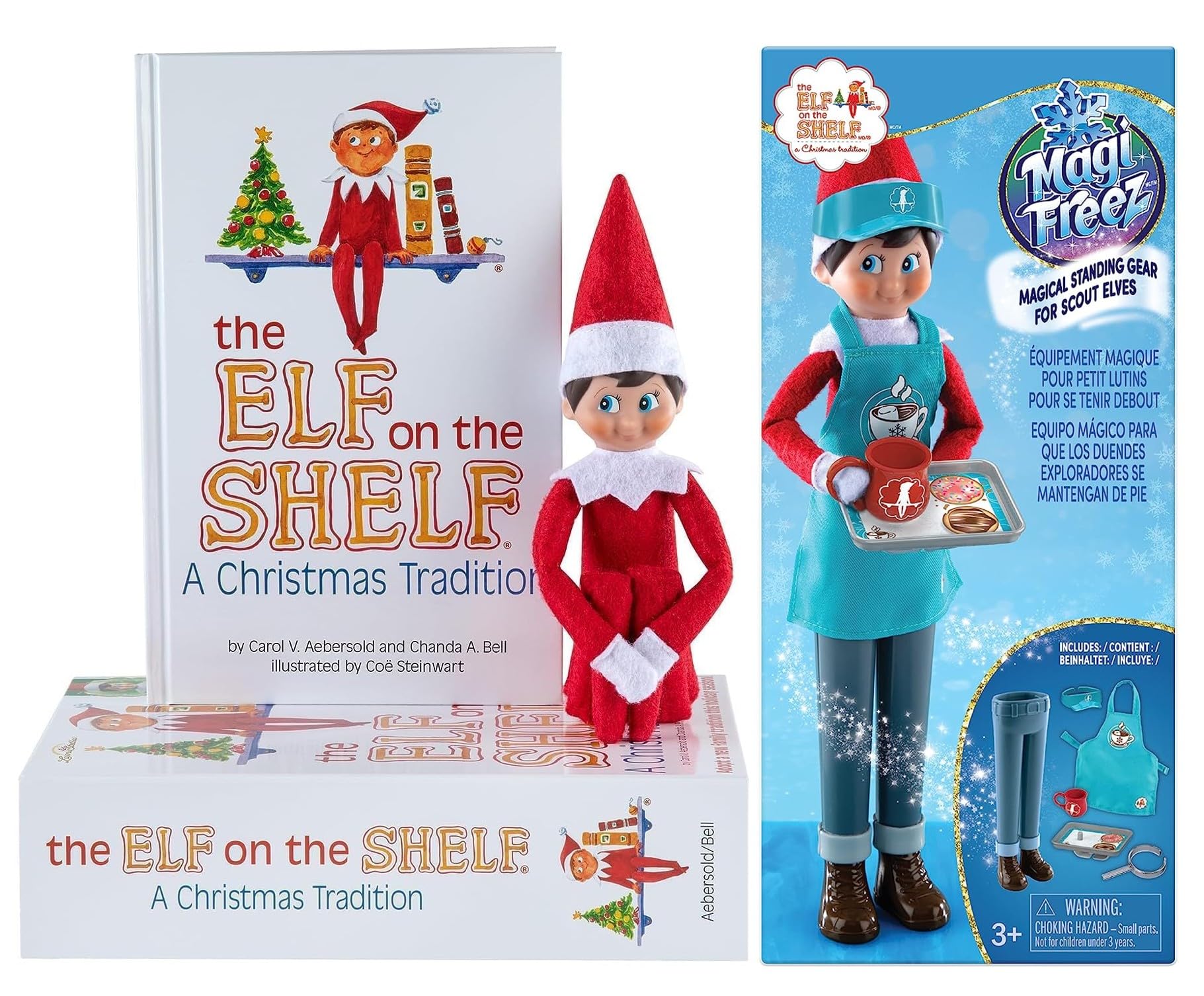 Elf On The Shelf Magifreez Swish Et Sleigh Snowboard Set