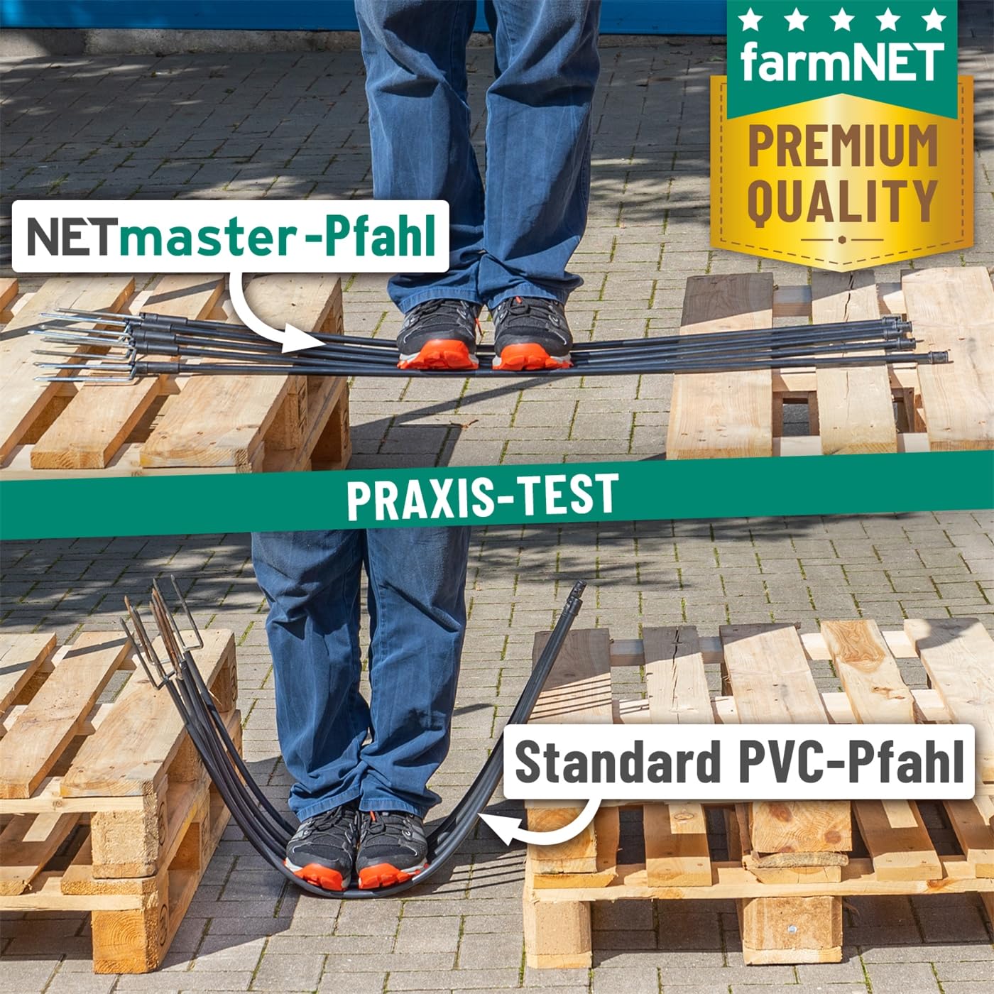 Rahmen für Futtersparnetz Heunetz für quadratische Futterraufe Heuraufe Pferde e