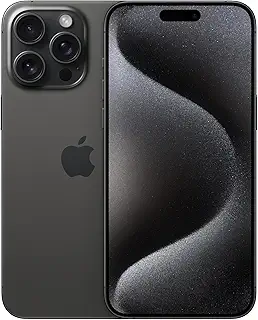 【整備済み品】 Apple iPhone 15 Pro MAX 256GB ブラック チタニウム SIMフリー 5G対応 (整備済み品)