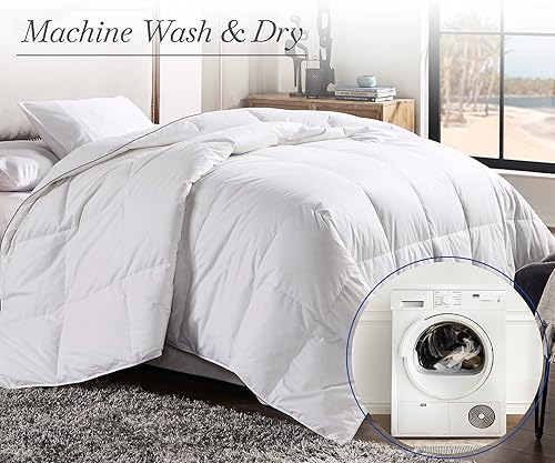 Vista 7 de California Design Den - Edredón tamaño King, inserto de edredón, lujo acogedor, relleno alternativo de plumón, extra esponjoso, suave y refrescante