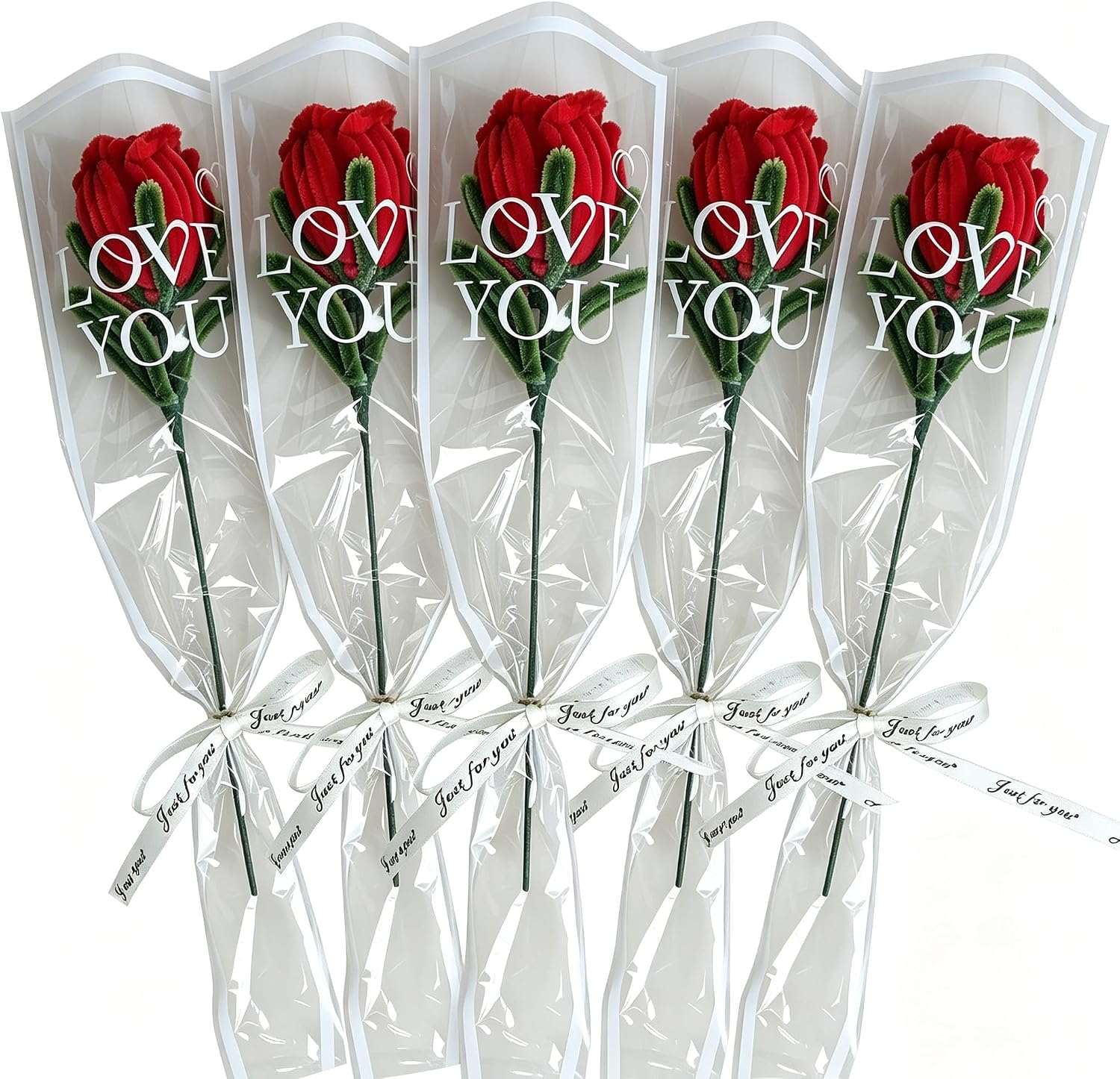 Pipe Cleaner Bouquet Making Kit, DIY Chenille Stem Bouquet Supplies to Create Handmade Pipe Cleaner Tulip, Premium Fuzzy Stick Flower Bouquet Craft Set for Home Decor & Gift Making (Have a Glue Gun) image 4
