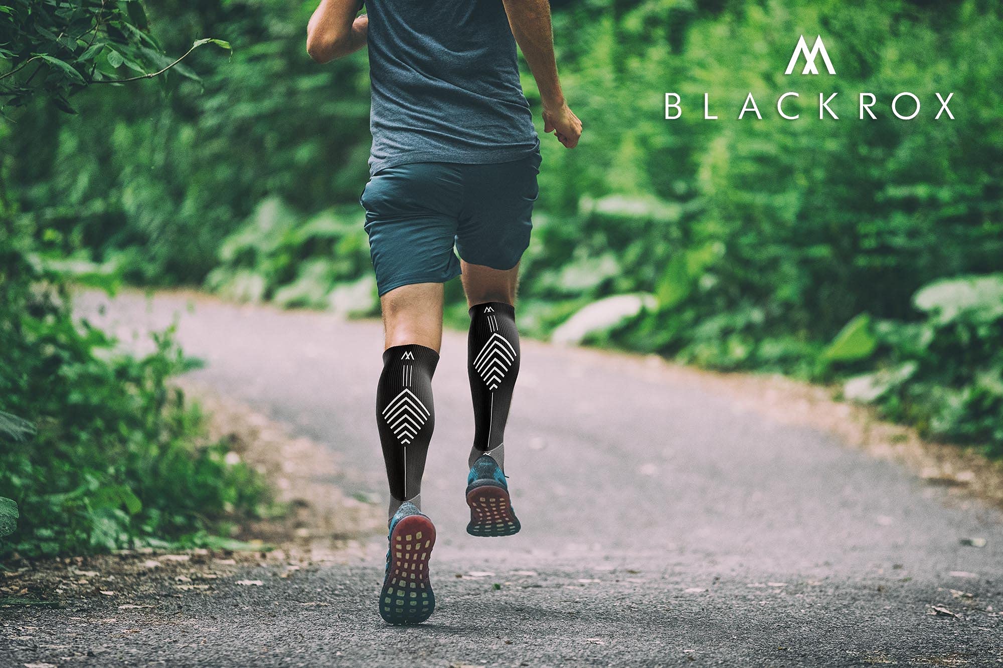 BLACKROX Calcetines de compresión deportivos, astropreforma, calcetines de compresión, calcetines de compresión deportivos, calcetines para correr, fútbol, mujeres, hombres