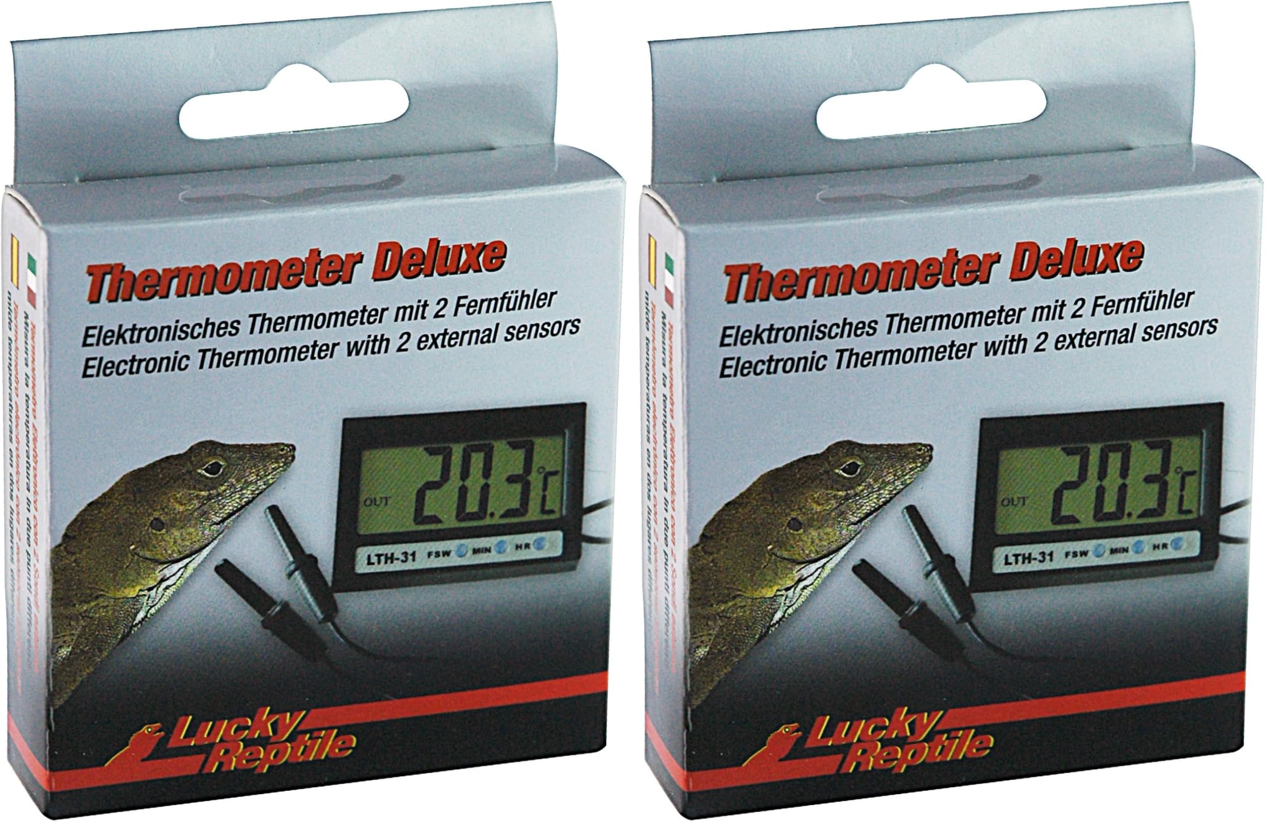 Lucky Reptile Thermometer Deluxe (Packung mit 2)