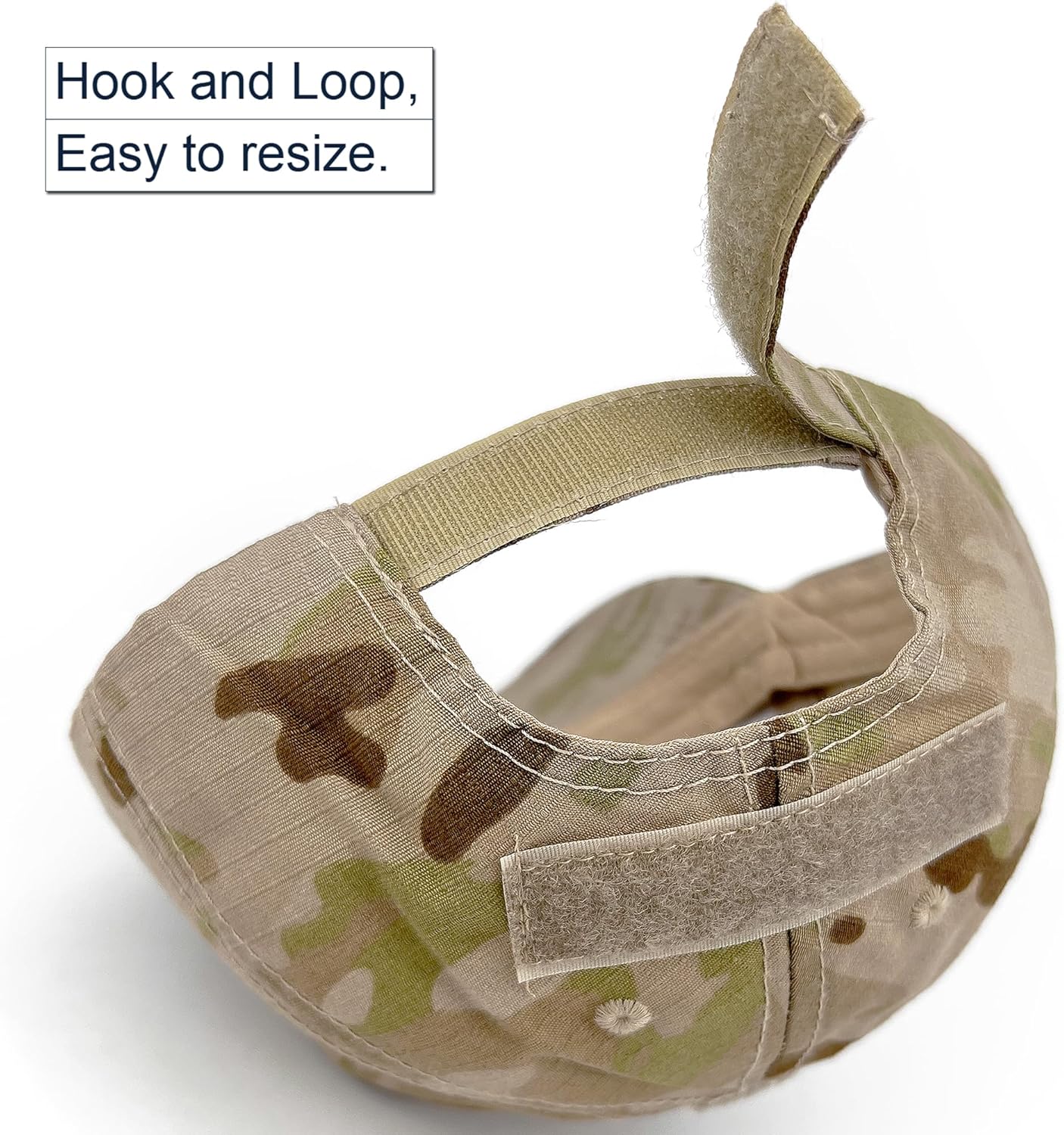 Tactical Military Mens Camo Baseball Hat with American Flag Skull Patch Patriotic Operator Camouflage Cap for Women - Image 5