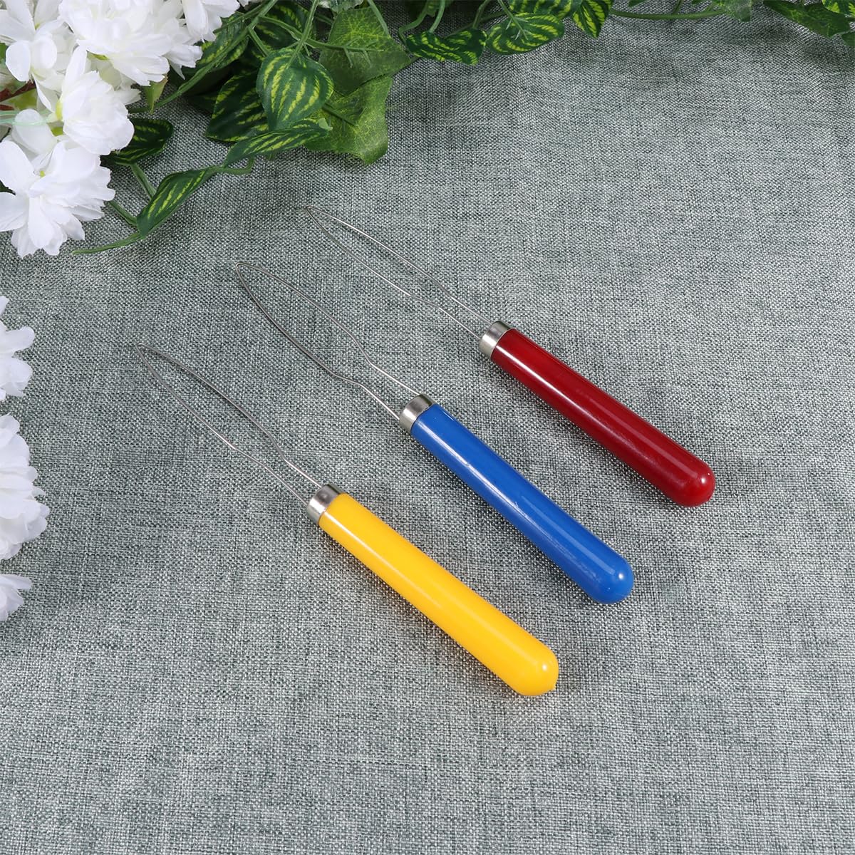 Dispositif D'Assistance Boutonnage 3 Pièces En Acier Inoxydable Avec Poignée En Bois Confortable - Aide Pratique Pour Boutons De Chemise Et Manteau Portable Pour Usage Quotidien