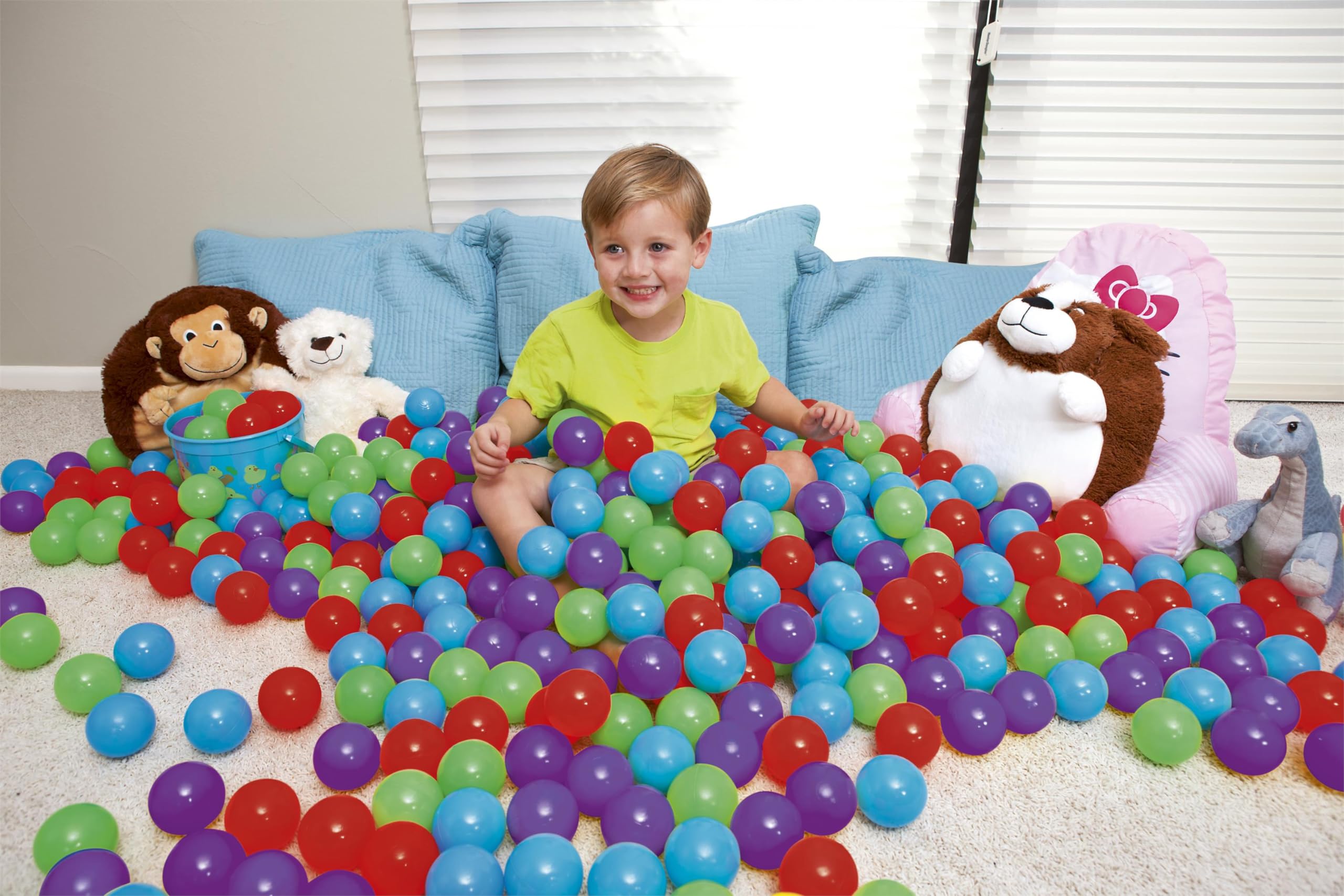 Bestway 52296 Sacca con Palline Colorate Anti-Microbi