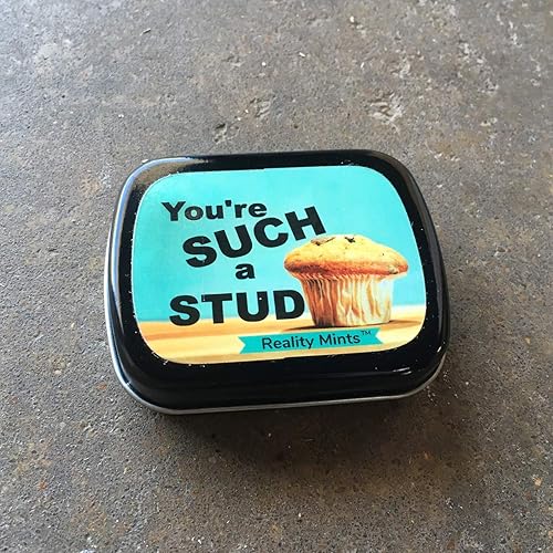 Miniatura 2 de Gears Out You're a Stud Muffin Mints Cute Gags for Men Weird Stocking Stuffers Wintergreen Breath Mints Secret Santa San Valentín para novio,
