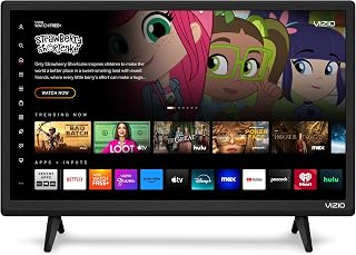 VIZIO D24f-J09 24-Inch 1080p Full HD Smart TV with AirPlay, Chromecast, V-Gaming Engine - 2022 Model