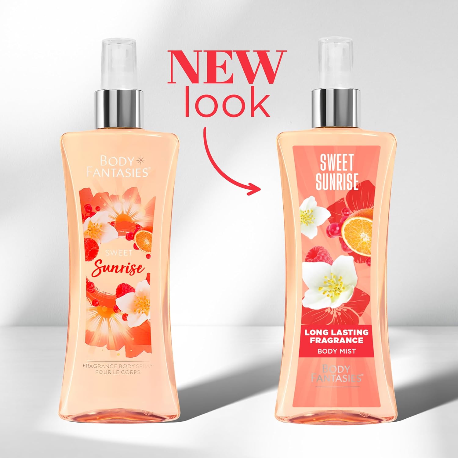 Body Fantasies Signature Fragrance Body Spray, Sweet Sunrise, 8 fl oz (Pack of 2) - Image 2