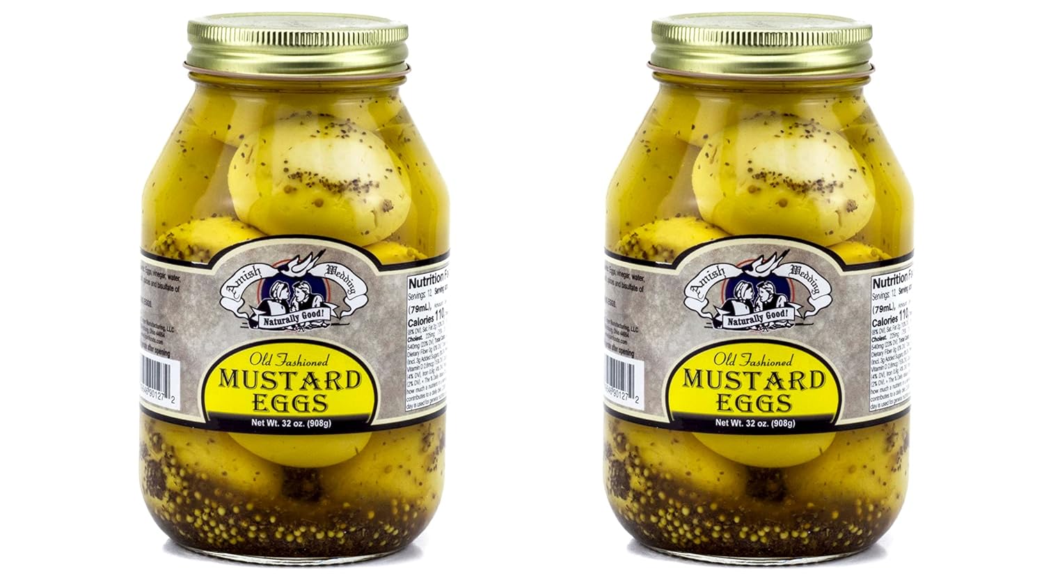 Amish Wedding Pickled Eggs in Your Choice of 5 Different