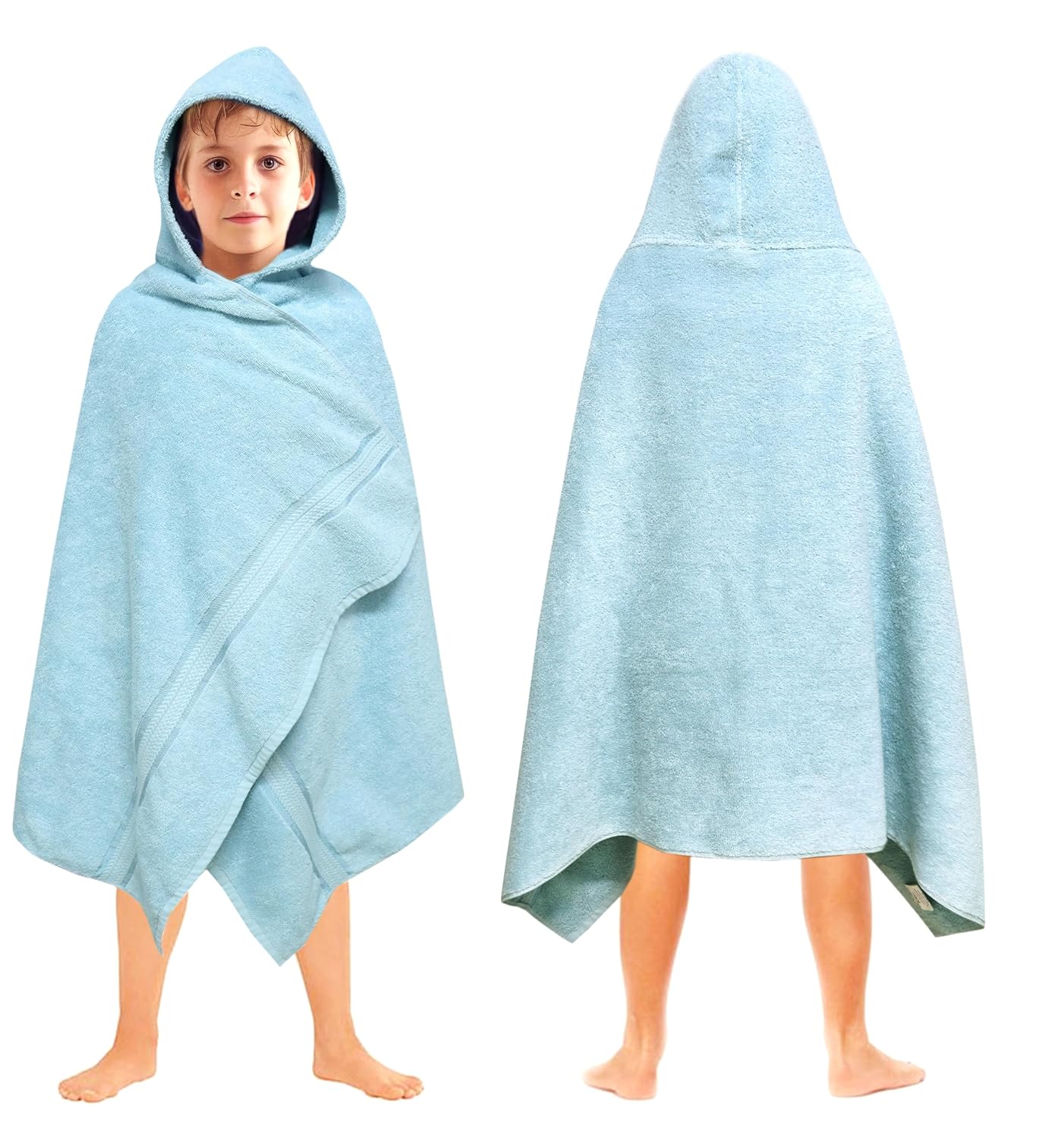 ORIGINAL KIDS Hooded Bath Towel Wrap - Ultra Soft 100 Cotton Terry Large Oversized Hooded Kids Towel -