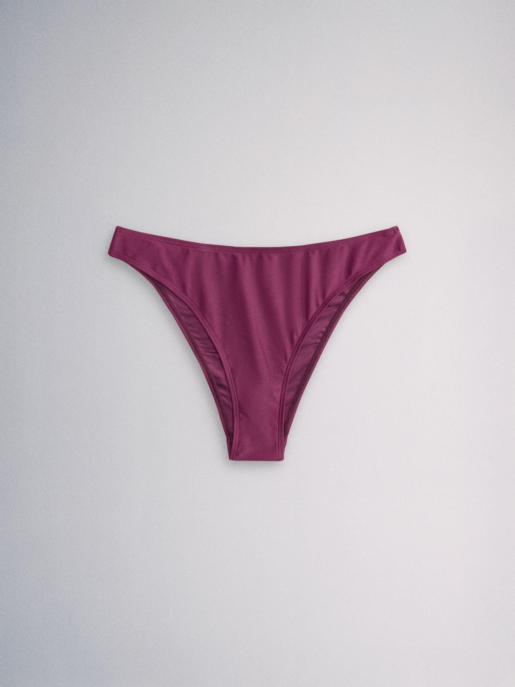 THE SET Donne Confezione da 3 di Slip Bikini a Gamba Alta | Adulto, High Leg, Mid Rise, Pull On, Lavabile in lavatrice